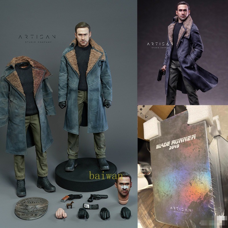 ARTISAN TOYS Officer K‌ Blade Runner 2049 1/6 Figure Model 2 Heads