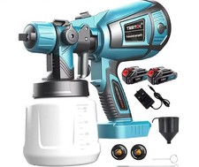 1000ML Cordless Electric Spray Gun Paint Sprayer  with 2x Batteries,  For Makita
