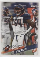 2019 Topps Alliance of American Football Azeem Victor #143 9b4