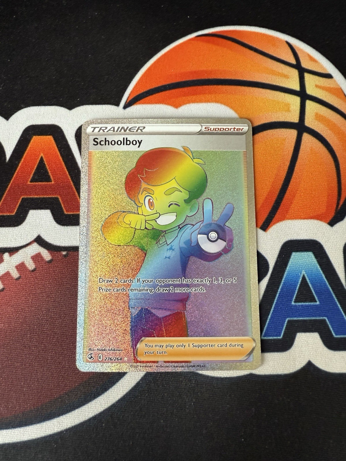 Schoolboy (Secret) 276/264 Swsh08: Fusion Strike Holo