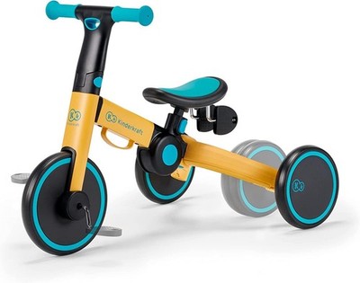 Kinderkraft Dreirad 3in1 4TRIKE - gelb