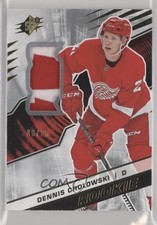 2018-19 SPx Rookies Premium Materials 6/25 Dennis Cholowski #R-DC a3q