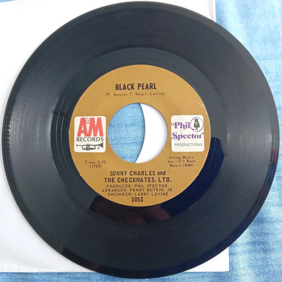 SONNY CHARLES, BLACK PEARL, 1969 A&M , SOUL, VINYL EX, SLEEVE WHITE PAPER NM.