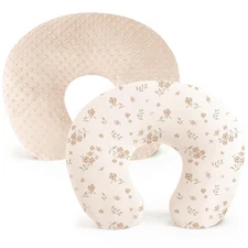 2 Pack Nursing Pillow Covers, Soft and Comfortable Nursing Cover for Breastfe...