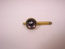 SINGLE 1 5/16" Purple Rhinestone Vintage Formal Tux Prom Shirt Stud j116