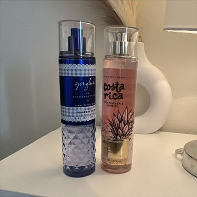 Bath & Body Works Gingham Costa Rica Pink Pineapple Sunrise Fine Fragrance Mist 