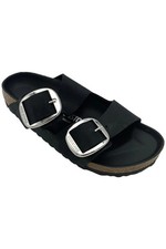 Birkenstock Women's Arizona Big Buckle Sandals Black/Silver