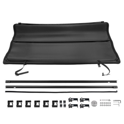 5.5ft Soft Roll-Up Tonneau Cover fit for Nissan Titan 2004-15 Extra Short Bed