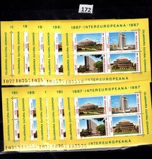 /// 10 S/S ROMANIA 1987 - MNH - ARCHITECTURE 
