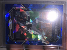 2023 Panini Prizm George Valera #97 Blue Cracked Ice