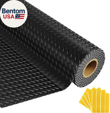 8X20 FT Garage Floor Mat, 2.8Mm Thickened Flooring Roll for under Car Diamond Pl