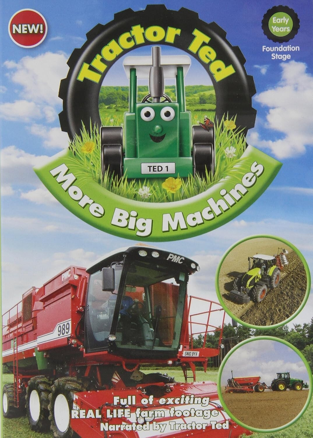 Tractor Ted More Big Machines DVD (2012) FREE SHIPPING