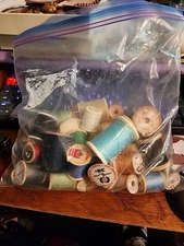 Lot Of Spools With Thread Coats&Clark Polyester/ Cotton