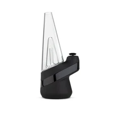 Stay Sesh Ready - Glass Beaker Bong - Water Pipe Bubbler (Black)