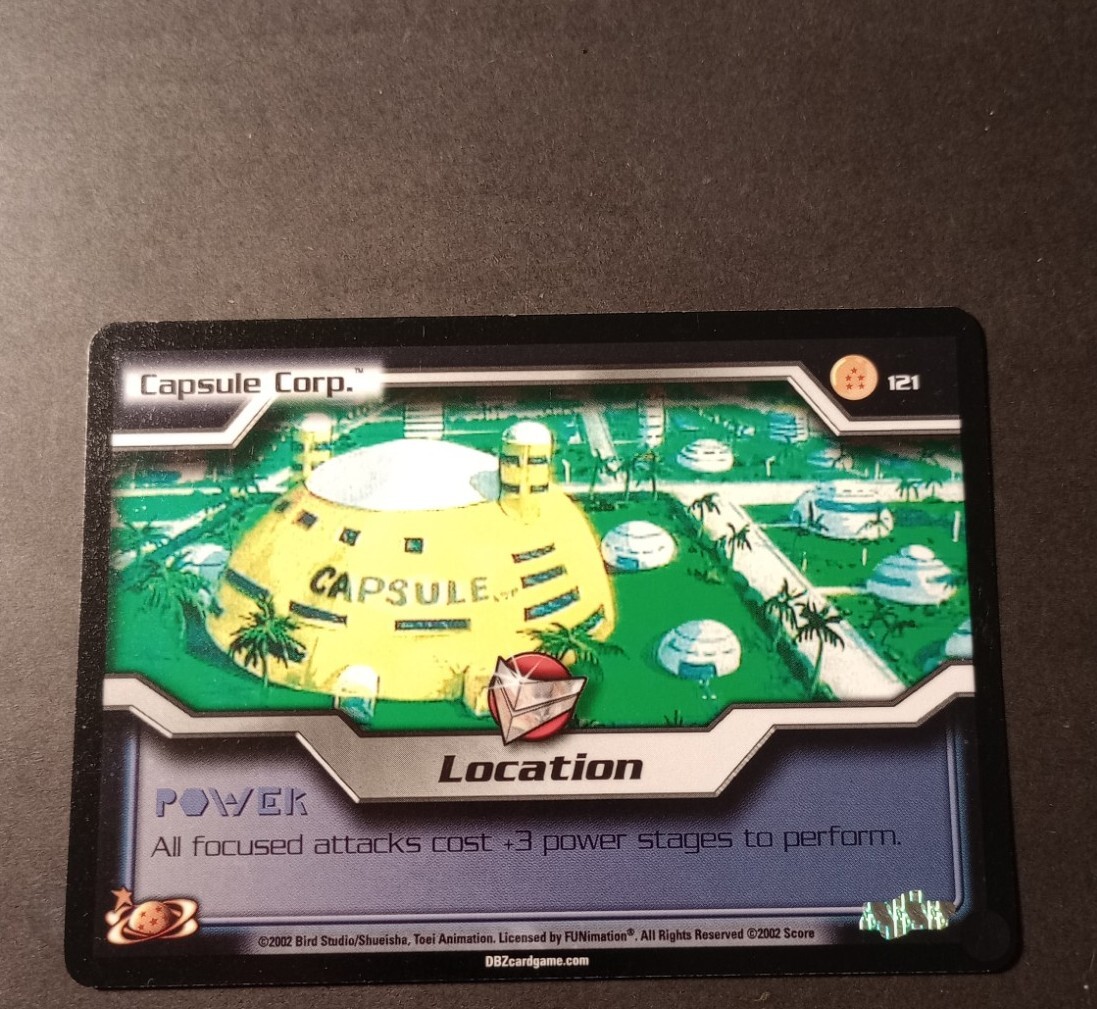 Dragon Ball Z Score Capsule Corp. Rare Card 121 LP | eBay