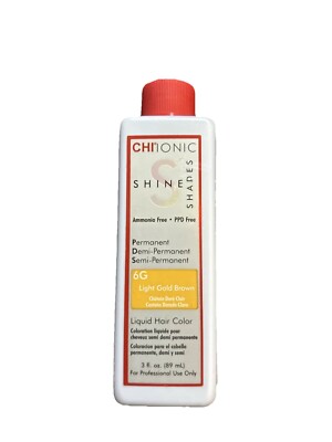 Farouk CHI Ionic Shine Shades 6G Light Gold Brown Hair Color 3oz 90ml