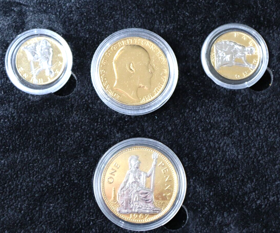 The Coins of Britannia's Last Century in Presentation Box UK inc Silver
