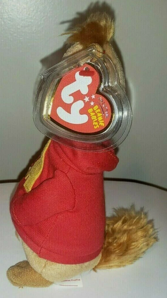 Ty Beanie Baby набор из 3 - ALVIN, SIMON и THEODORE бурундуков новый с ценниками плюшевые игрушки - Изображение 3 из 4