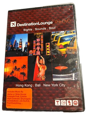 Destination Lounge : Hong Kong - Bali - New York City , New Sealed DVD
