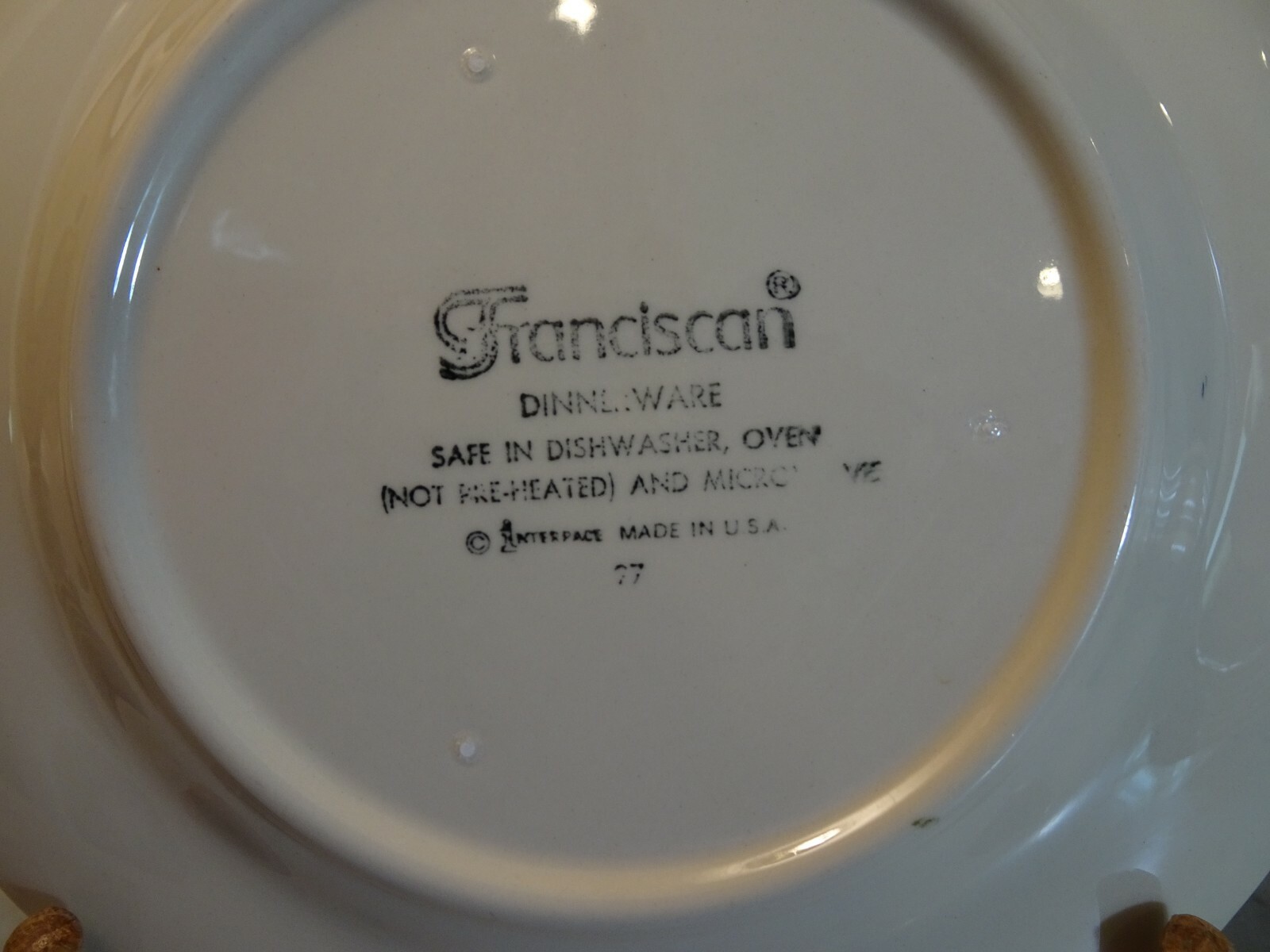 Franciscan Desert Rose 8" Salad Plate Set of 4 USA Dishwasher Oven