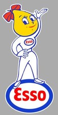  Mme ESSO Sticker vinyle laminé