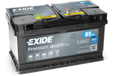 BATTERIA EXIDE EA852 85 AH DX BASSA per FORD VW RENAULT OPEL LANCIA AUDI BMW