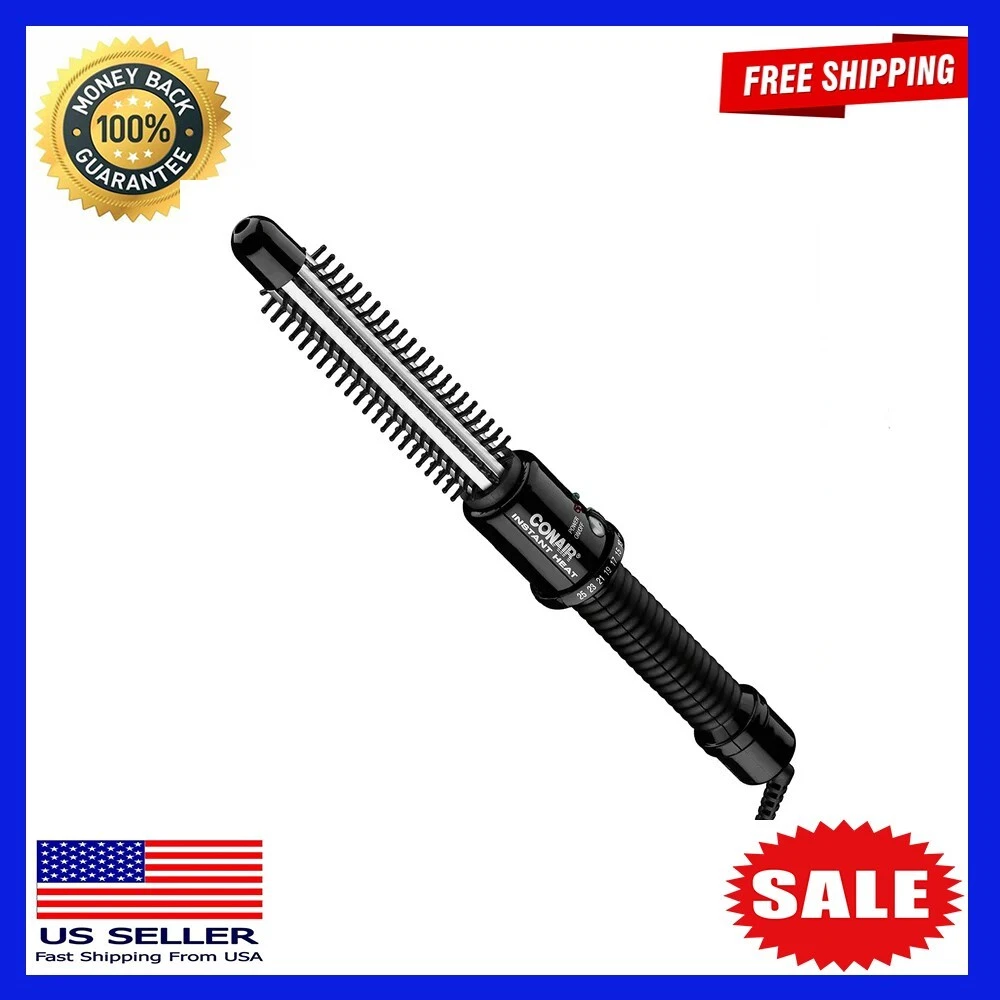 Conair Instant Heat Hot Curl Styling Brush Smart Technology for