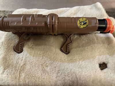 Vintage 1998 Nerf Pulsator Double Cannon Brown Toy Gun. Cosplay 3