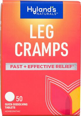 Hyland's Leg Cramps Quick Dissolving Tablets 50 Count Natural Pain Relief