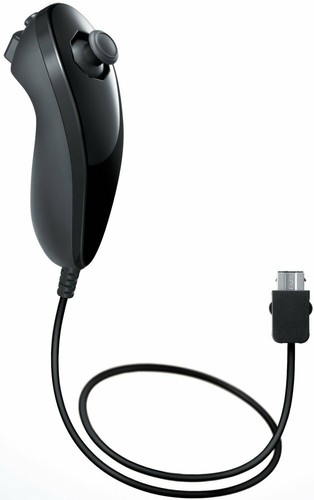 Wii Wii U Nunchuk Nunchuck Controller White Black Pink Gaming Fit Remote - Picture 20 of 23