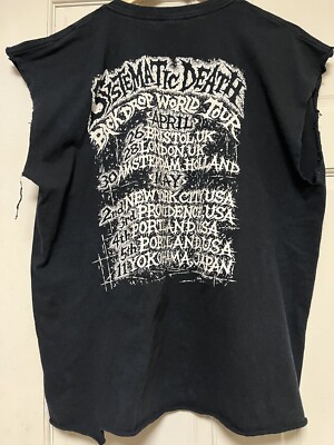 黒 death vintage tour gism slayer s.o.b napalm death destruction