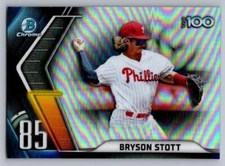 2022 Bowman #BTP-85 Bryson Stott Bowman Scouts' Top 100 Refractor