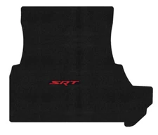 Lloyd Velourtex Trunk Carpet Mat for '11 Dodge Challenger w/Red on Black SRT