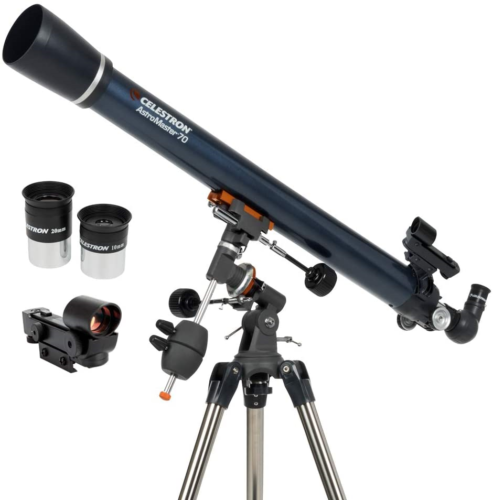 Celestron Astromaster 70EQ Astronomical Telescope Kit #21062 (UK Stock) BNIB NEW - Picture 1 of 12