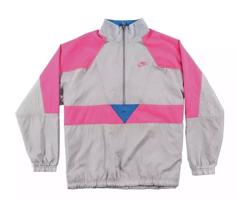 Continuamente Pizza Retener NIKE NSW SPORTSWEAR WOVEN VAPORWAVE PACKABLE JACKET GREY PINK AJ2299 012 sz  XXL | eBay