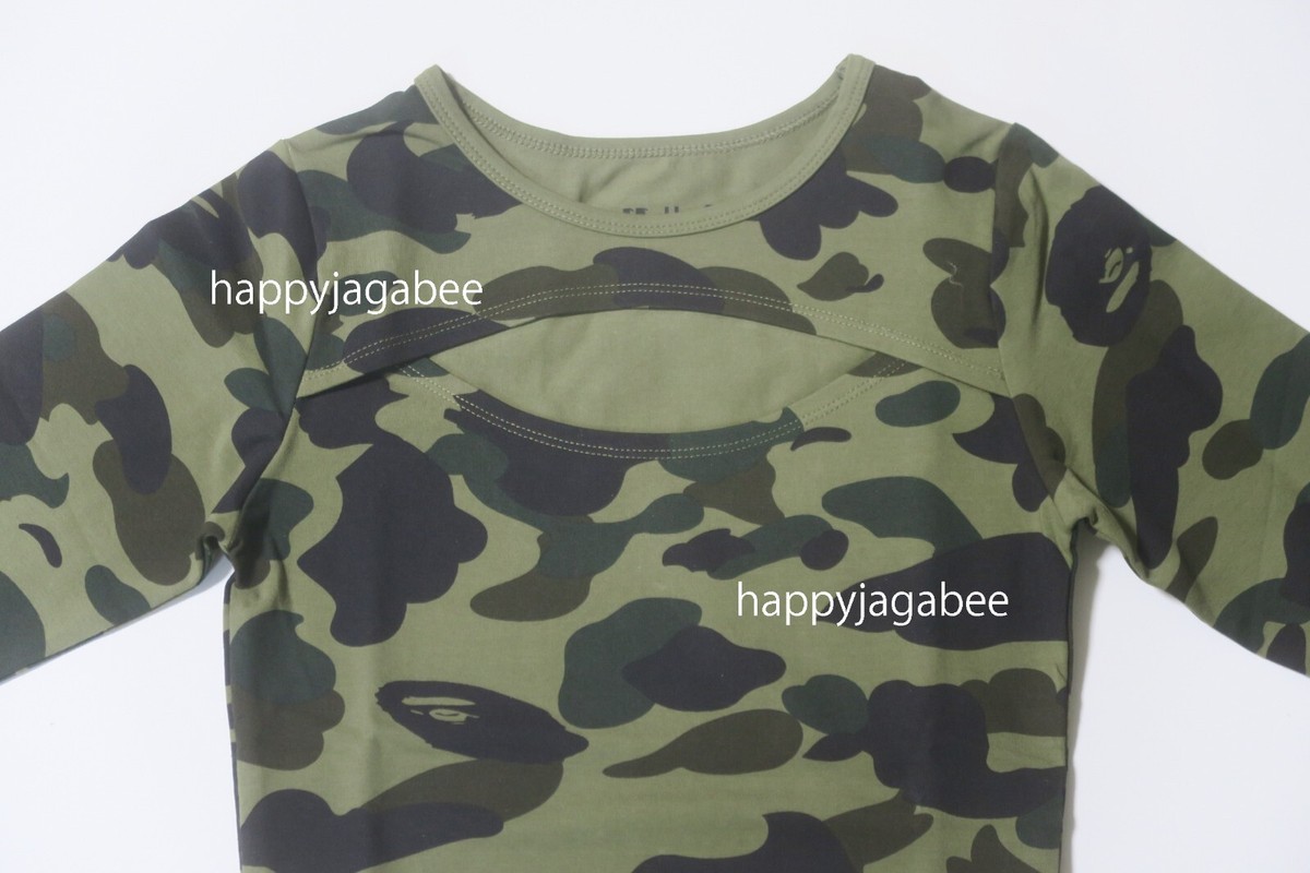 【A BATHING APE】 1ST CAMO CUT OUT TEE A BATHNIG APE Ladies' 1ST CAMO CUT OUT TEE 1K70209001 | eBay