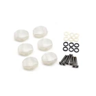 6Pcs Guitar Tuners Machine Head Tuning pegs White Pearl Small Square Buttons