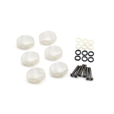 6Pcs Guitar Tuners Machine Head Tuning pegs White Pearl Small Square Buttons