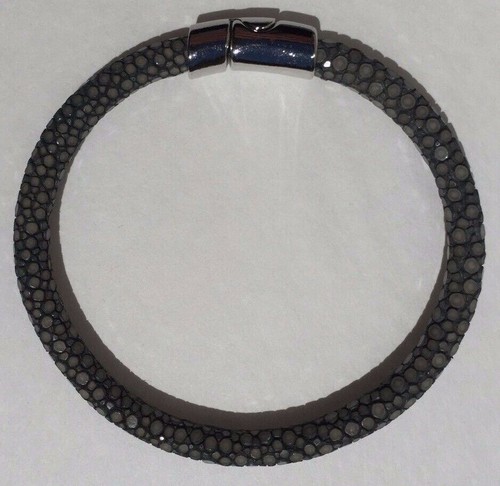 STINGRAY LEATHER BRACELET MAGNETIC LOCK 20 CM - Picture 6 of 13