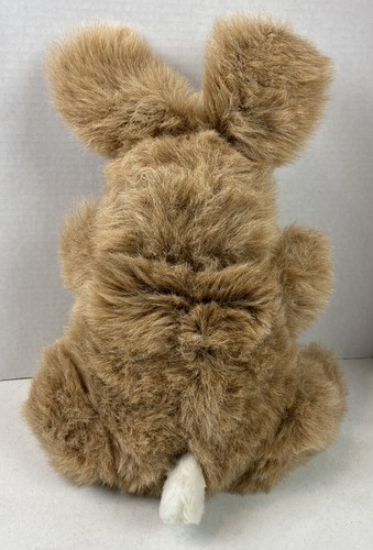 Vintage Bunny Rabbit Plush Hand Puppet Quilt Interior Pink Red Eyes 70' 80's - Picture 6 of 8