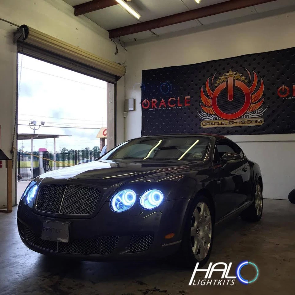 Oracle Lighting 2004-2011 Bentley Continental GT WEISSES LED Licht Halo Ring Set - Bild 3 von 3