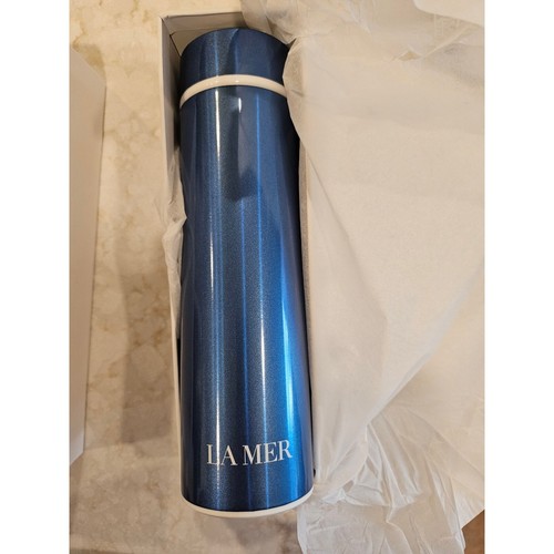 Tasse de voyage thermos en acier inoxydable bouteille d'eau isolée bleue La Mer