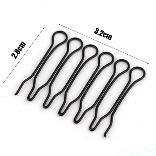 Hair Pin Shape Comb Clip Quality Mini Seamless Bun Pins Tool Bangs Style丨UK - Picture 4 of 8
