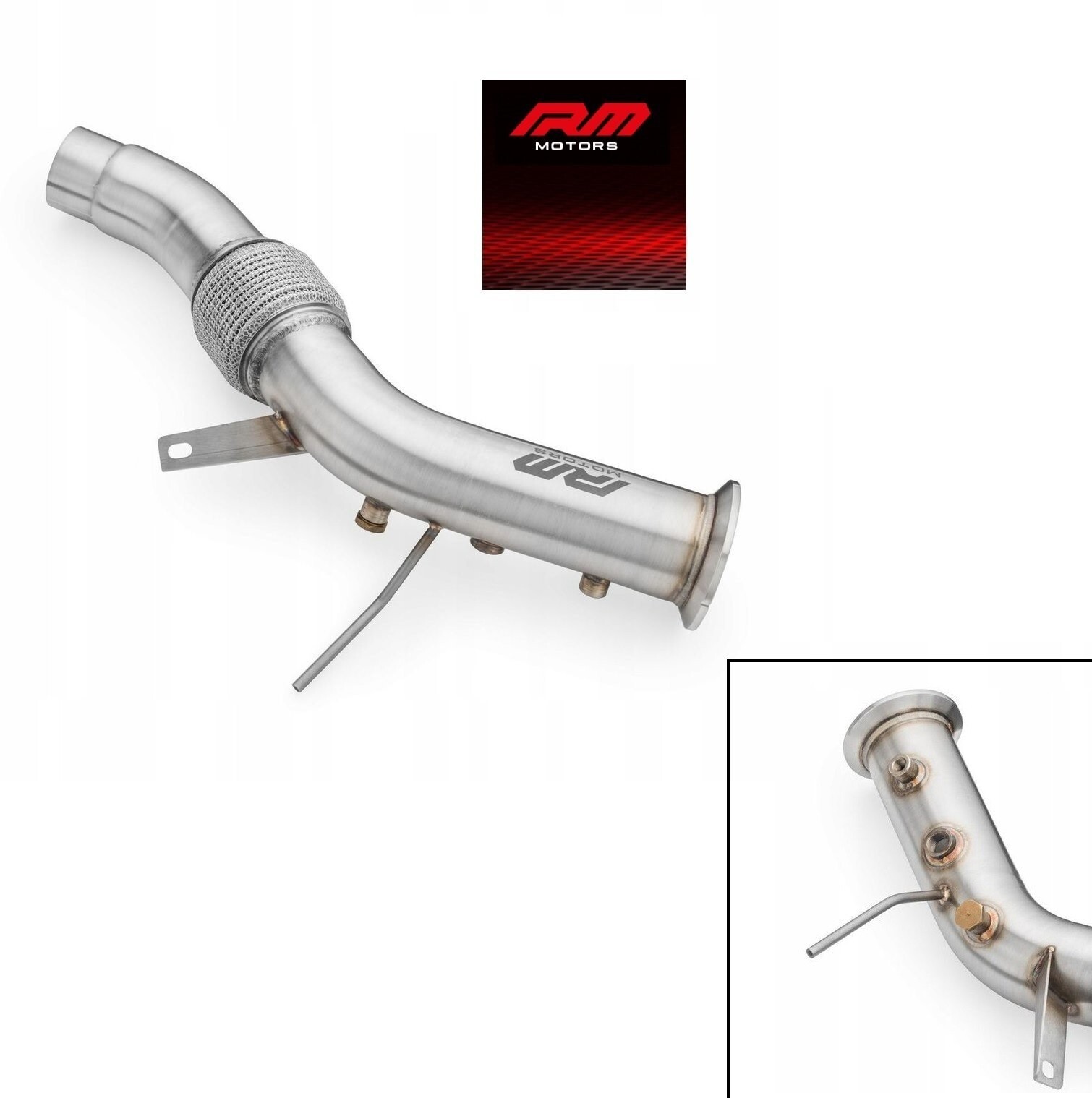 Downpipe RM Motors N57 pour BMW Série 3 E90 F30 et Série 5 F10