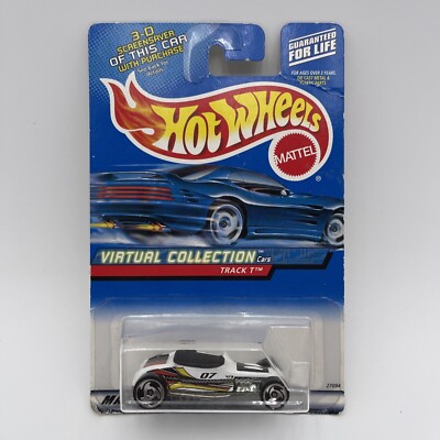 Hot Wheels Virtual Collection Track T White Collector #127 New