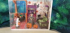 Trick or Treat Halloween Witches Miniature Room. 1:24 scale