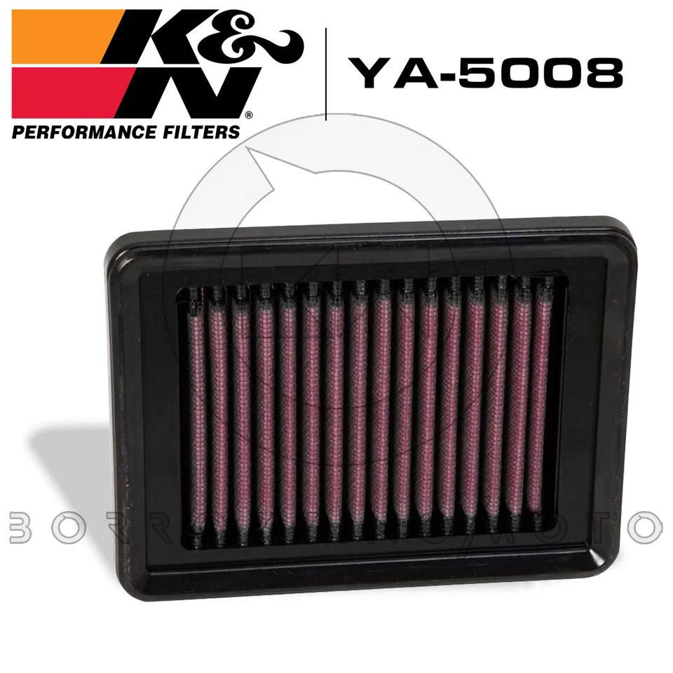 NUOVO FILTRO ARIA SPORTIVO RACING K&N YA-5008 YAMAHA T-MAX TMAX 530 2014 - 2015 - Immagine 2 di 4