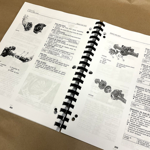 Service Handbuch für Kubota B8200 B8200HST Traktor Werkstatt Werkstatt Buch - Bild 9 von 9