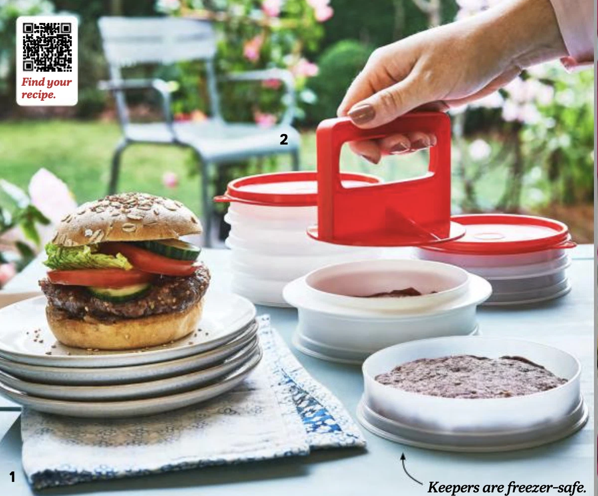 Hamburger Press Tupperware