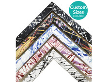 Colorful Urban Splatter Picture Frame Ready To Hang UV Protected Acrylic Glass